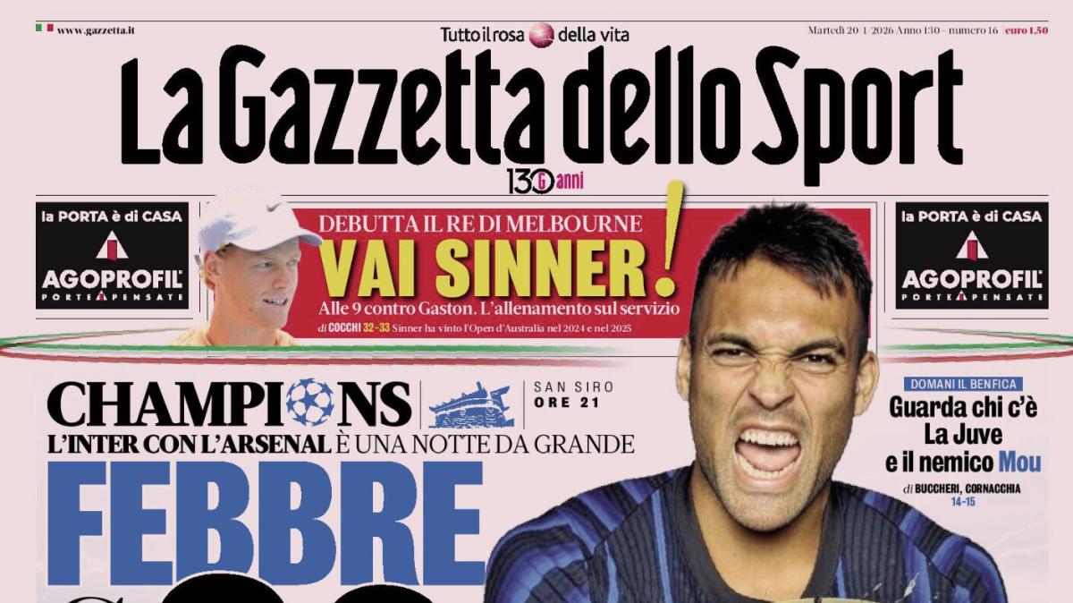 PRIMA PAGINA - La Gazzetta dello Sport: "Febbre a 90"
