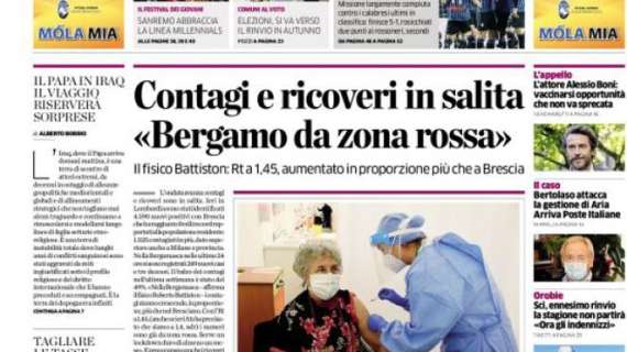 L'Eco di Bergamo: "Nella Bergamasca numeri da zona rossa. Serve lockdown duro di almeno un mese"
