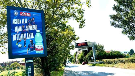 Acqua Lete s'impone a Bergamo, una forte campagna pubblicitaria che segna l'inizio di una nuova era per l'Atalanta