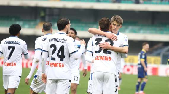 H.Verona-Atalanta 0-5, il tabellino