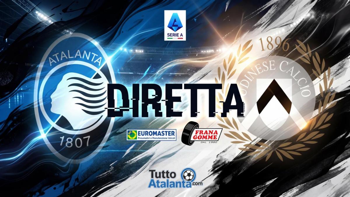 DIRETTA ATALANTA-UDINESE Frana Gomme Madone, calcio d'inizio ore 18 