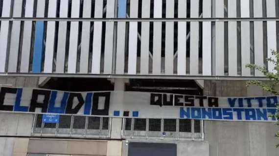 Curva Nord Atalanta: "Claudio, questa vittoria è anche per te. Non ti abbiamo dimenticato!" 