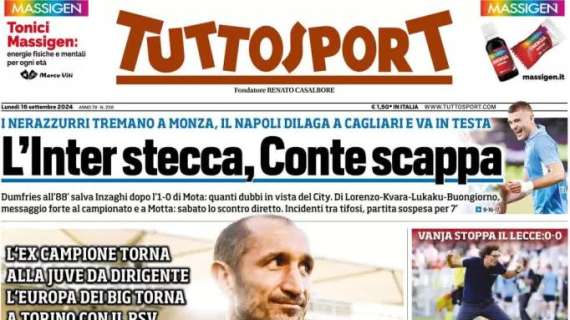 Juventus, c'è un nuovo dirigente. La prima di Tuttosport: "Chiellini Champions"