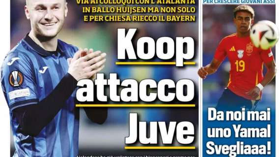 PRIMA PAGINA - Tuttosport: "Koop, attacco Juve" 