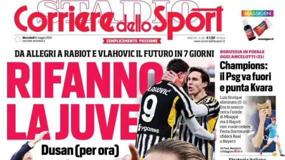 Il Corriere dello Sport apre stamani sul mercato bianconero: "Rifanno la Juve"