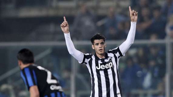 Morata: "Molto contento per il mio primo gol in Serie A"
