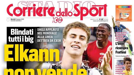 PRIMA PAGINA - Corriere dello Sport: "Elkann non vende"