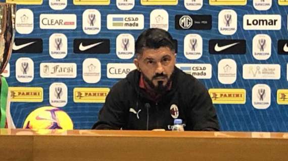 Milan, Gattuso: "Con l'Atalanta ci vuole l'elmetto. Temo tutto di loro" 