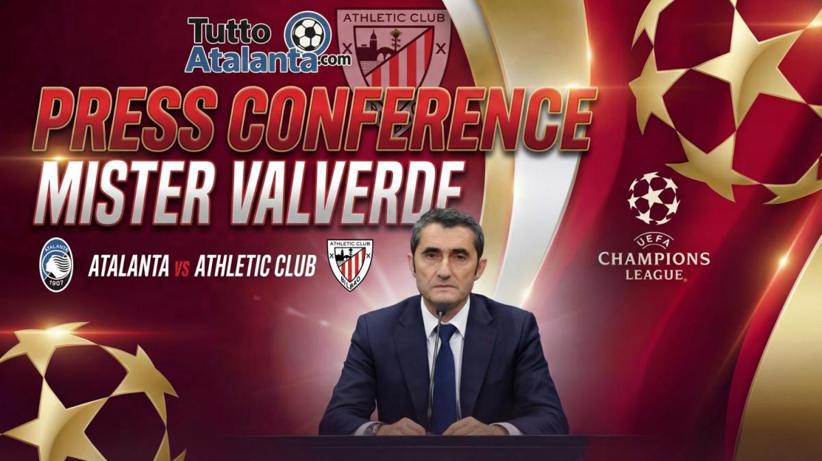 Athletic Bilbao, Valverde in conferenza: "L'Atalanta ha uno stile unico e attaccanti eccelsi. Per noi è una finale"