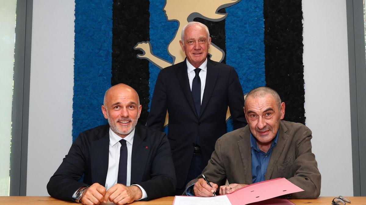 Sarri è il nuovo allenatore dell'Atalanta: il comunicato del club nerazzurro