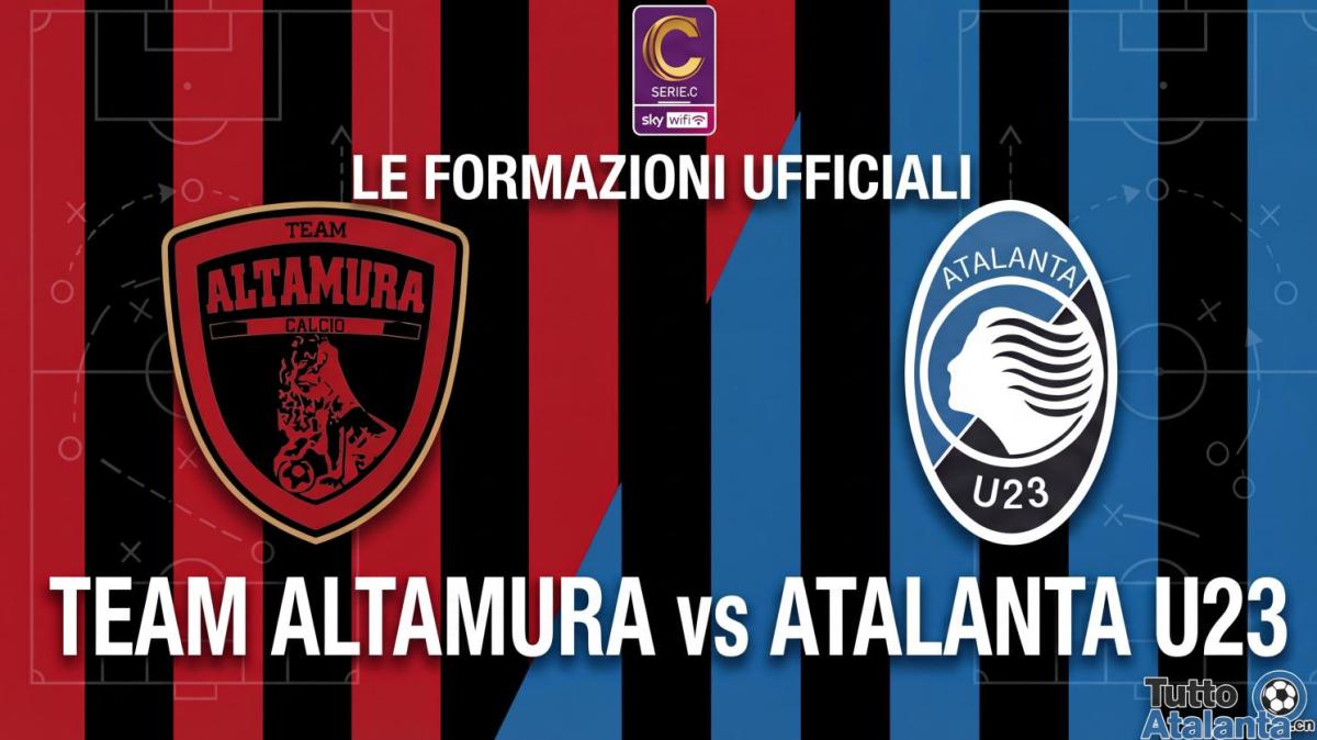 Serie C, gir. C / T.Altamura-Atalanta U23, le formazioni ufficiali 