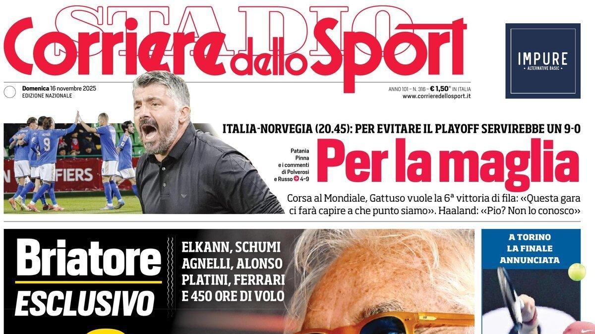 PRIMA PAGINA - Corriere dello Sport: "Crazy Juve"