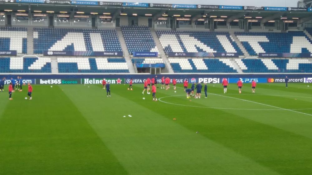 Slavia Praga in campo per la rifinitura pre-Atalanta