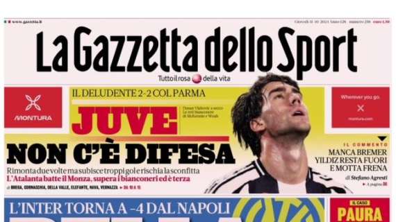 L'apertura de La Gazzetta dello Sport sulla vittoria dell'Inter: "Bella risposta