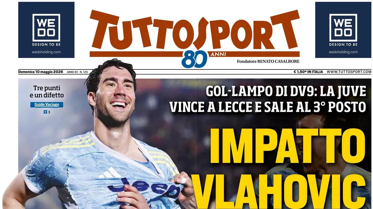 PRIMA PAGINA - Tuttosport: "Palladino: ciao Dea. All'Atalanta tira aria di rivoluzione"