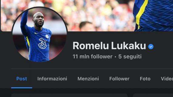 FOTO - Lukaku, distrazione social? Su Facebook figura ancora come giocatore dell'Inter
