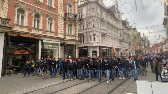 ESCLUSIVA TA, FOTO - Graz invasa dai tifosi nerazzurri: la strada verso gli Ottavi inizia dalle strade