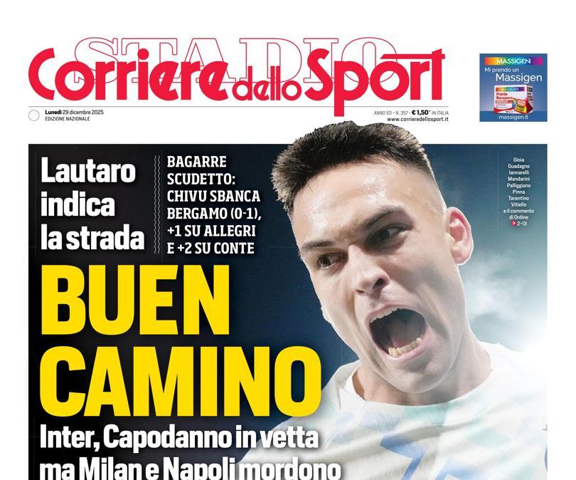 PRIMA PAGINA - Corriere dello Sport: "Buen camino"