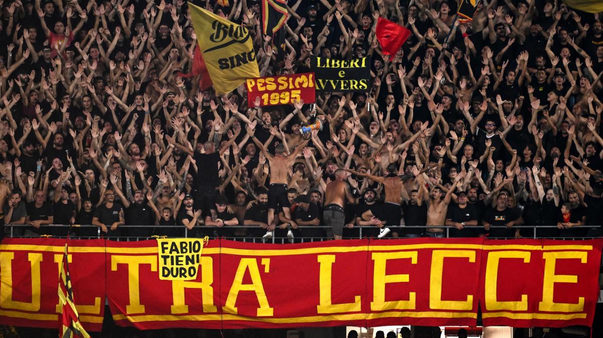 La Curva Nord del Lecce annuncia protesta durante la gara con l’Atalanta