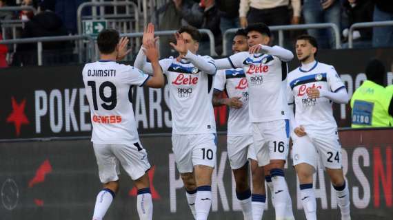 Rivivi CAGLIARI-ATALANTA Frana Gomme Madone 0-1, tre punti d'oro per la Dea 