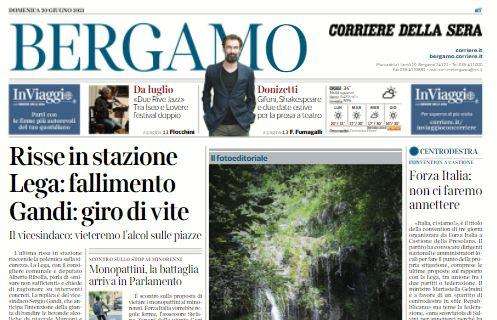 Corriere di Bergamo in taglio basso: "Gritti, una vita da vice Gasperini"