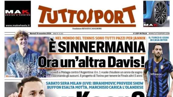 Marchisio promuove Koopmeiners. L'apertura di Tuttosport: "Mi ricorda Nedved"