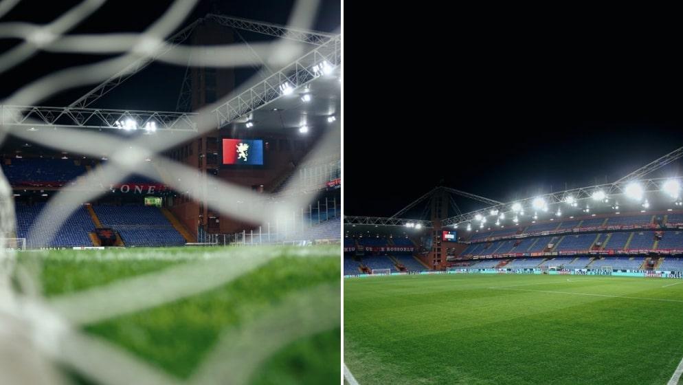 FOTO - Il rettangolo di gioco del Marassi