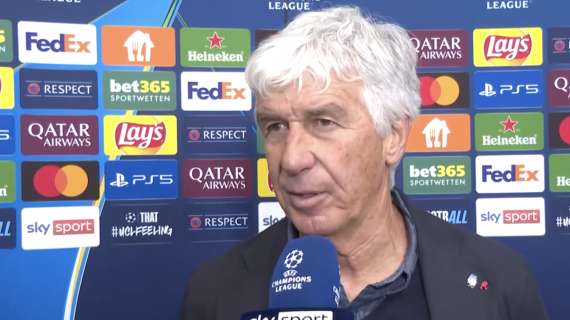 Gasperini a Sky: "Non avevo mai visto il Celtic così chiuso, ci è mancata qualità e lucidità sotto porta"