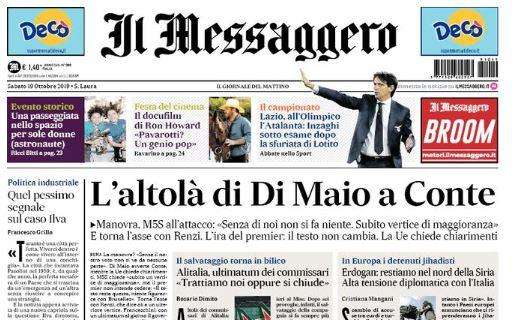 Il Messaggero: "Lazio, per Inzaghi esame di maturità"