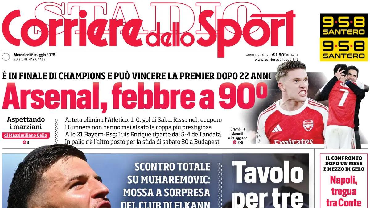 PRIMA PAGINA - Corriere dello Sport: "Muha, il dispetto"