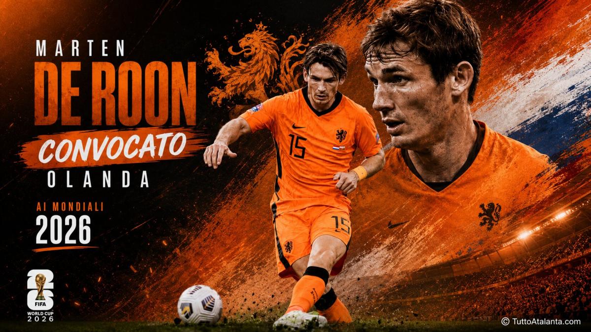 De Roon torna in Olanda dopo due anni: Koeman lo porta al Mondiale. Fuori Veerman, de Vrij ep Frimpong