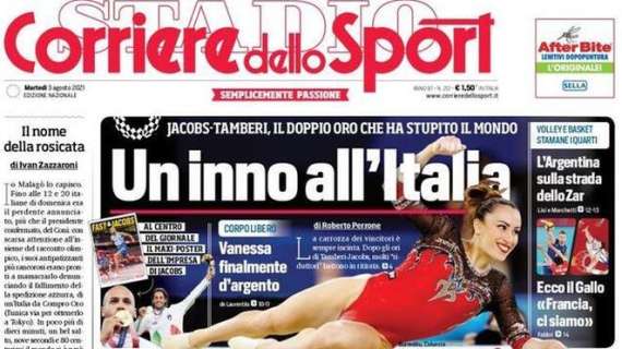 L'apertura del Corriere dello Sport: "Mal di Ronaldo"