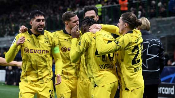 Champions / Brugge-Dortmund 0-3: gol e highlights