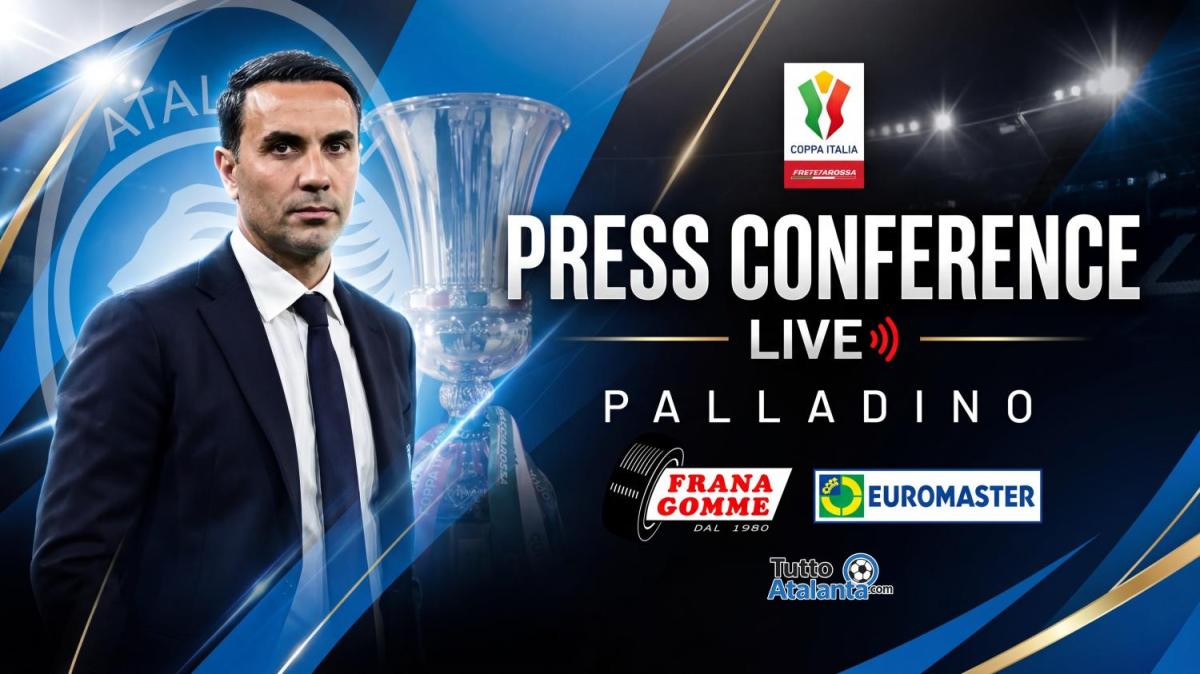 PRESS CONFERENCE Frana Gomme Madone / Palladino: "Contro la Lazio serve una bolgia. Sarà la partita della mia carriera, vogliamo regalare la finale a Bergamo"