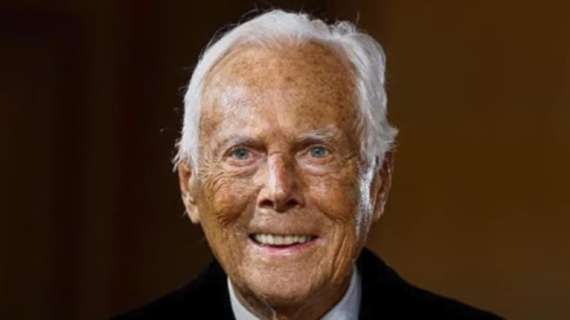 Italia-Estonia, omaggio a Giorgio Armani allo stadio di Bergamo