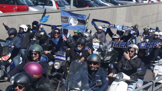 Curva Nord, motorata confermata verso Clusone: maltempo battuto dalla passione nerazzurra