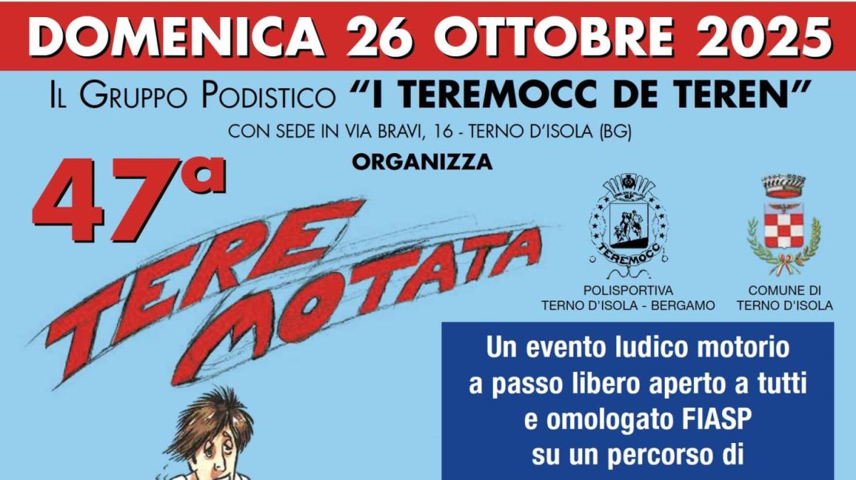 47ª Teremotata – L’emozione corre tra i sentieri del Monte Canto: un’avventura per tutti nel cuore di Terno d’Isola