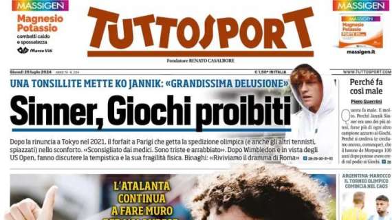 Tuttosport in prima pagina sulla Juventus: "Niente Koop? C'è la Giuntolata"