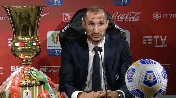 Juventus, Chiellini: "Vogliamo fermare la favola Atalanta"