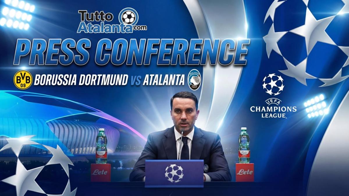 Palladino in conferenza: "Atalanta sfrontata e affamata. Vogliamo gli ottavi, ma senza calcoli"