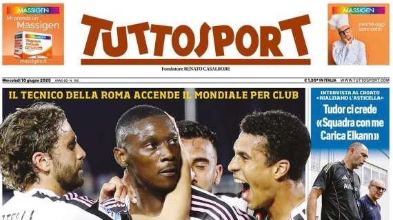 PRIMA PAGINA - Tuttosport: "Juve, lo hai sentito Gasp?"