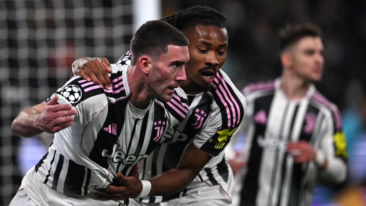 Juventus, un altro pareggio in Champions: 1-1 con lo Sporting, Vlahovic risponde a Araujo ma manca il guizzo finale