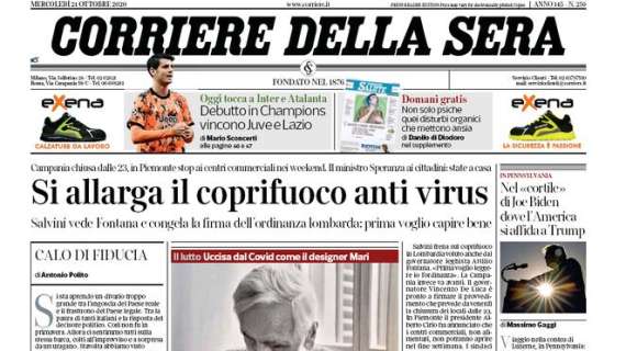 Corriere della Sera: "Atalanta in Danimarca per il riscatto dopo il ko col Napoli"