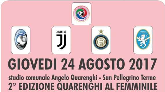 Atalanta "femminile" al 11°Torneo Intern. "Coppa A. Quarenghi"