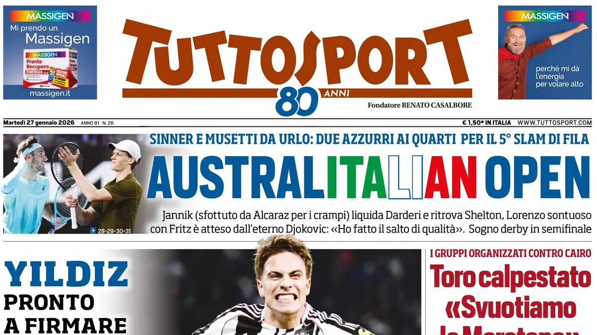 PRIMA PAGINA - Tuttosport: "Juve l'hai convinto"