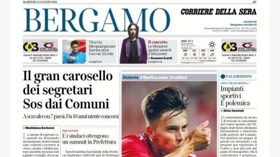 Corriere di Bergamo: "Gasp pensa a Cervi come vice Gomez"