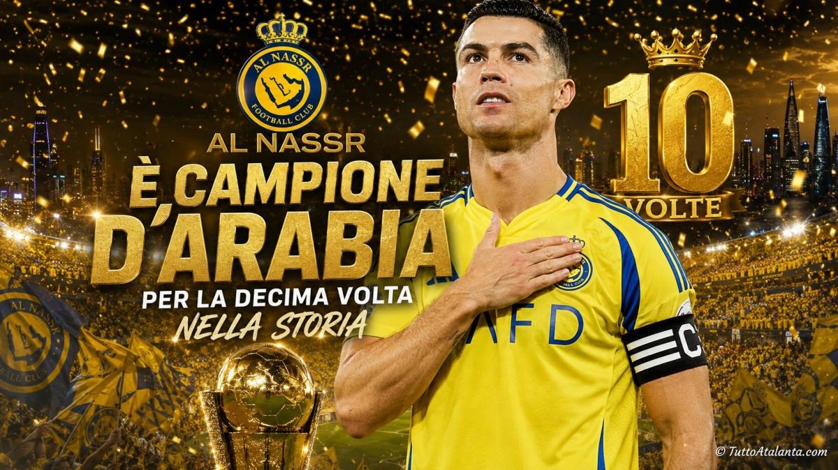 Ronaldo campione d'Arabia dopo sei anni di digiuno: l'Al Nassr vince la Saudi Pro League con una doppietta di CR7
