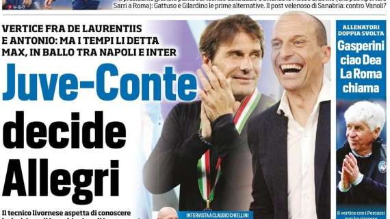 PRIMA PAGINA - Tuttosport: "Gasperini ciao Dea, la Roma chiama"