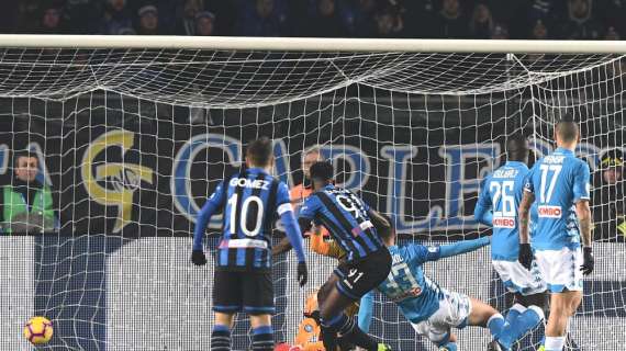 Atalanta-Napoli 1-2, il tabellino