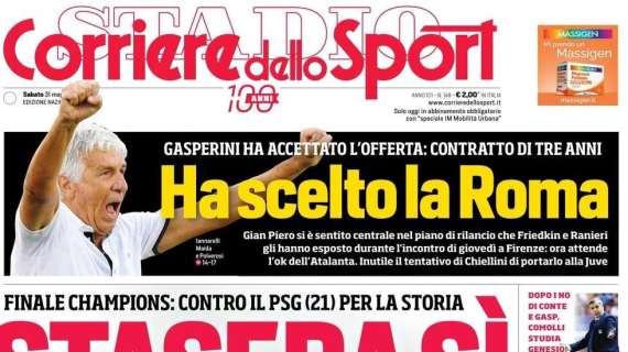 PRIMA PAGINA - Corriere dello Sport: "Ha scelto la Roma"